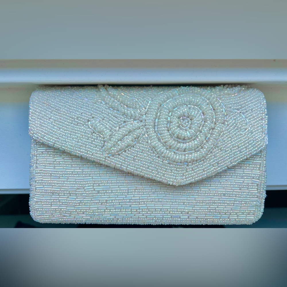Elegant Beaded Clutch
